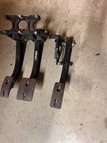 Three pedals and aluminium frame