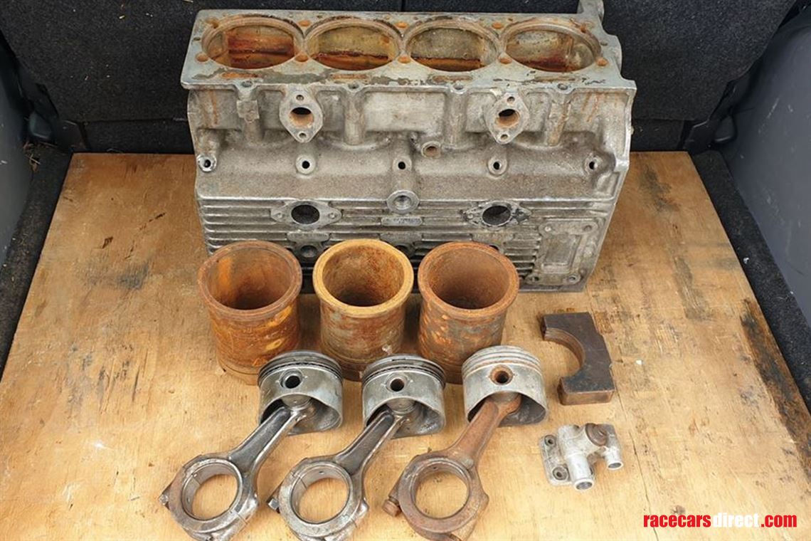 2 Litre F2 block, rods and pistons. 