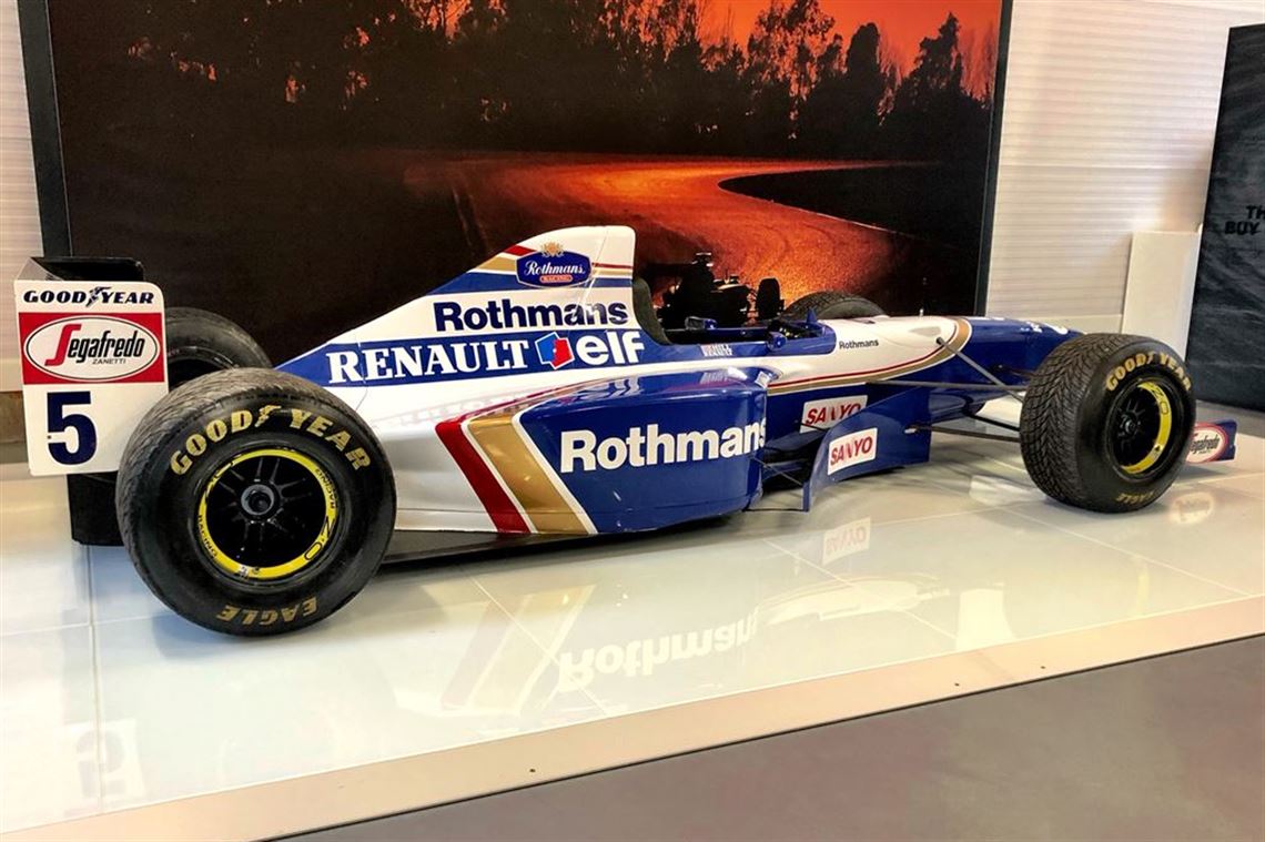 Formel1 Damon Hill Pin Williams Renault Rothmans 