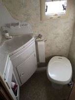 Toilet and basin etc removed
