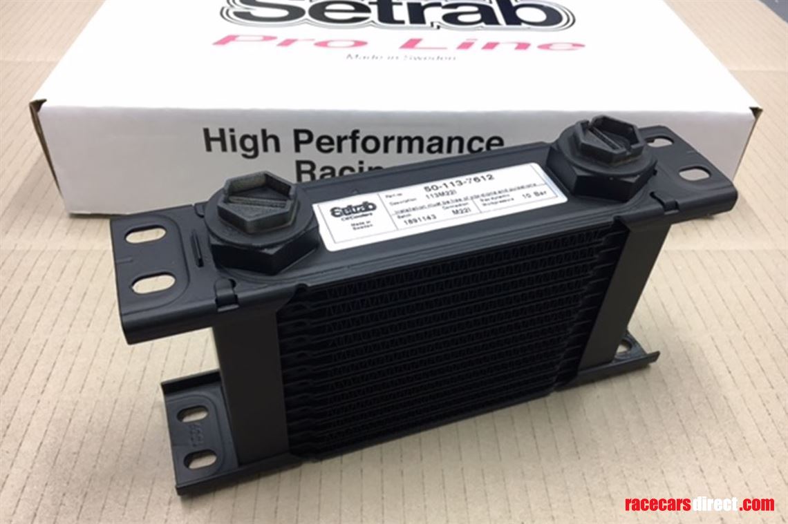 SETRAB OIL COOLER P//N  113 13 ROW P//N 50-113-7612 with FITTINGS FREE SHIP