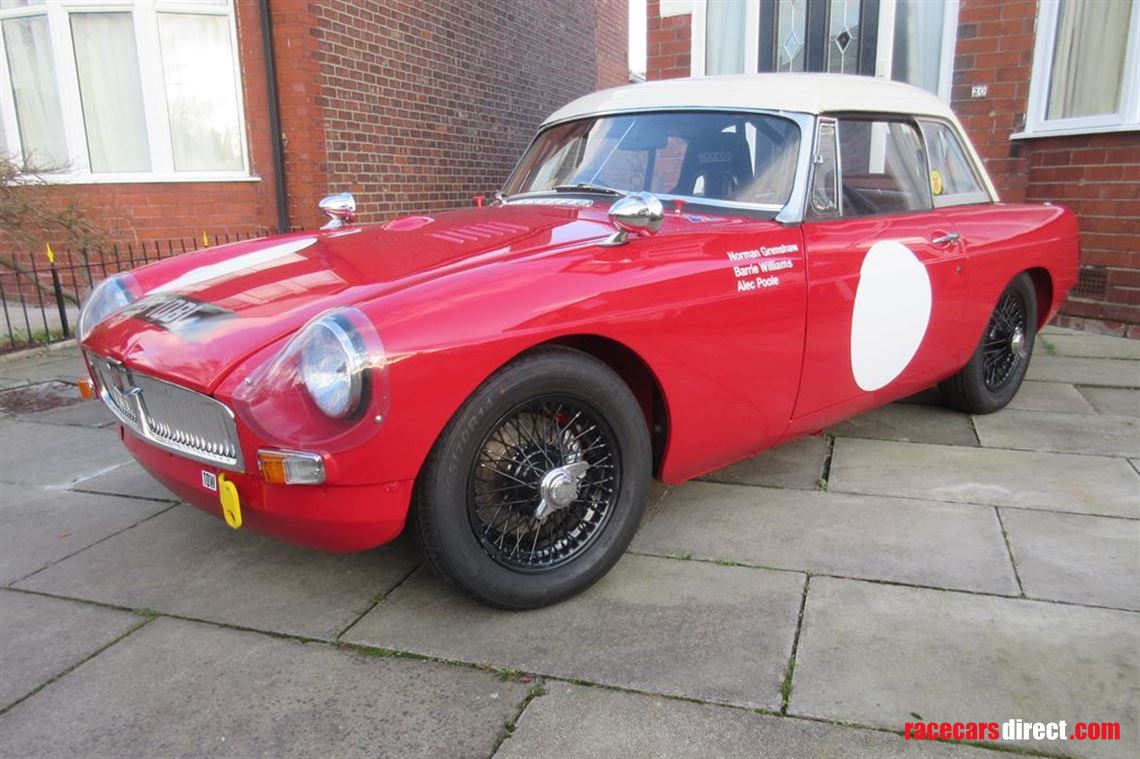 Racecarsdirect Com 1964 Mgb Competition Roadster With Hardtop