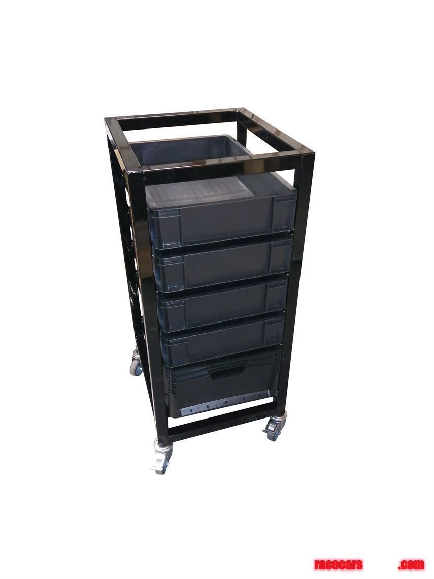 Racecarsdirect.com - Tyre Rack With Euro Crate Containers