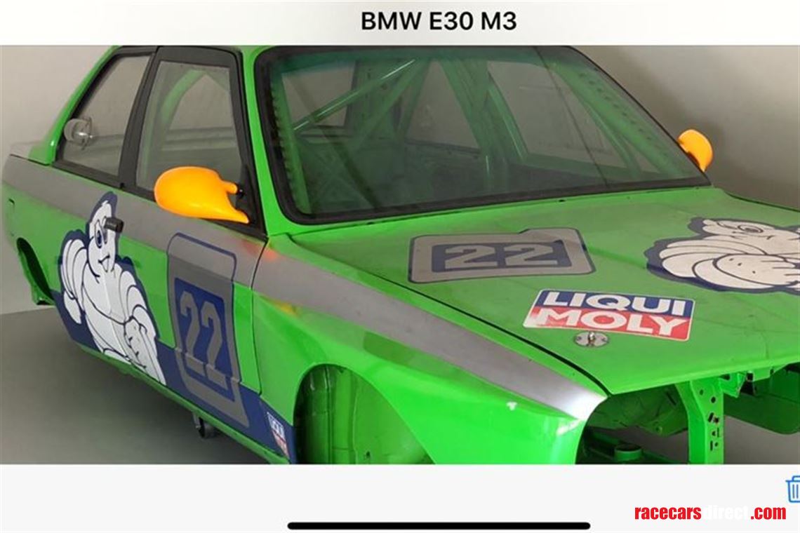 Racecarsdirect.com - Genuine 1989 BMW E30 M3 shell with parts.