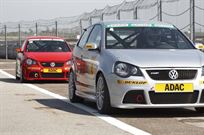 IAB drives the VW Polo R Cup racer around the BIC