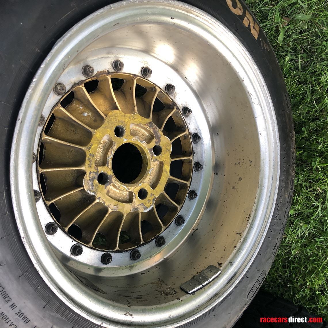 Racecarsdirect.com - Set of 4 COMPOMOTIVE TURBO split rims with AVON wets