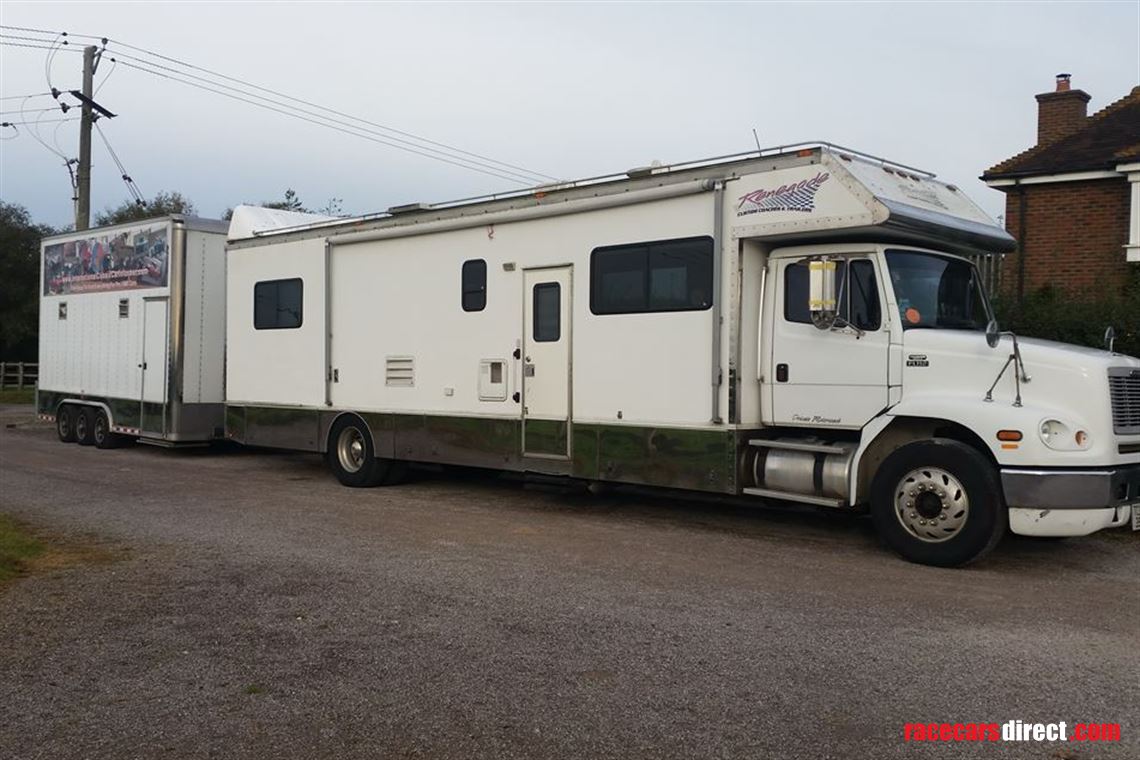 Racecarsdirect.com - Freightliner Motorhome and Trailer