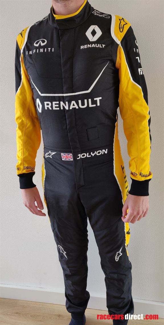 Racecarsdirect.com - Official Renault F1 Suit - Jolyon Palmer - Framed