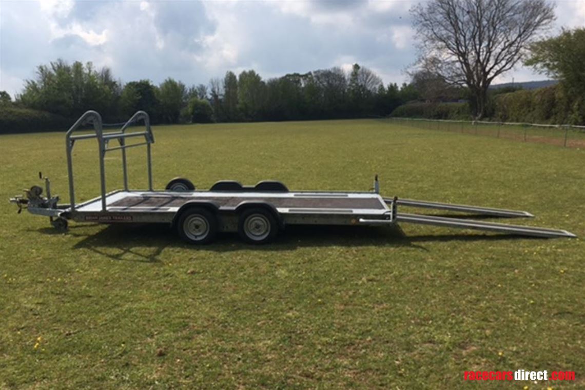 Brian James A-Max trailer, 2600kg GVW, 2000kg carrying capacity, galvanised, low usage.
