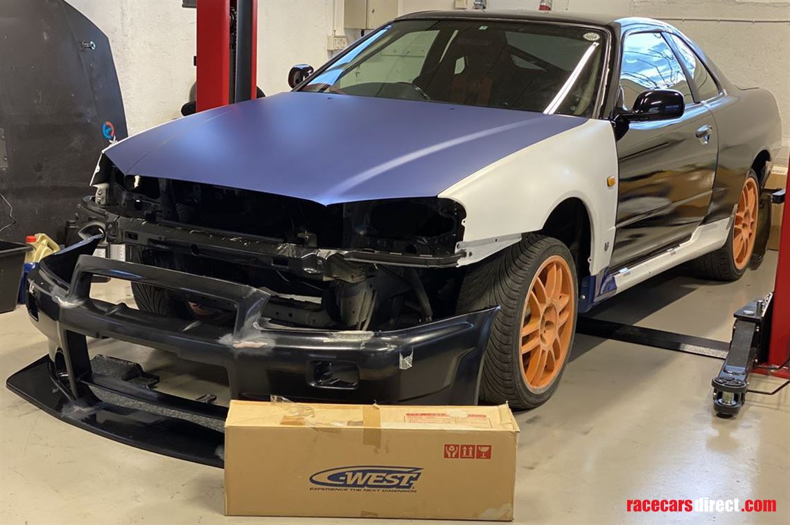 Racecarsdirect.com - Nissan Skyline R34 GTR Replica Track/race car build