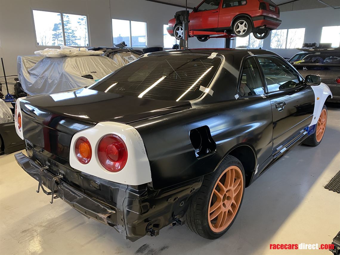 Racecarsdirect.com - Nissan Skyline R34 GTR Replica Track/race car build