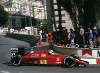 Nigel Mansell in the Ferrari 640, “chassis 109”, at the 1989 Monaco Grand Prix. Formula One Pictures / John Townsend 2010