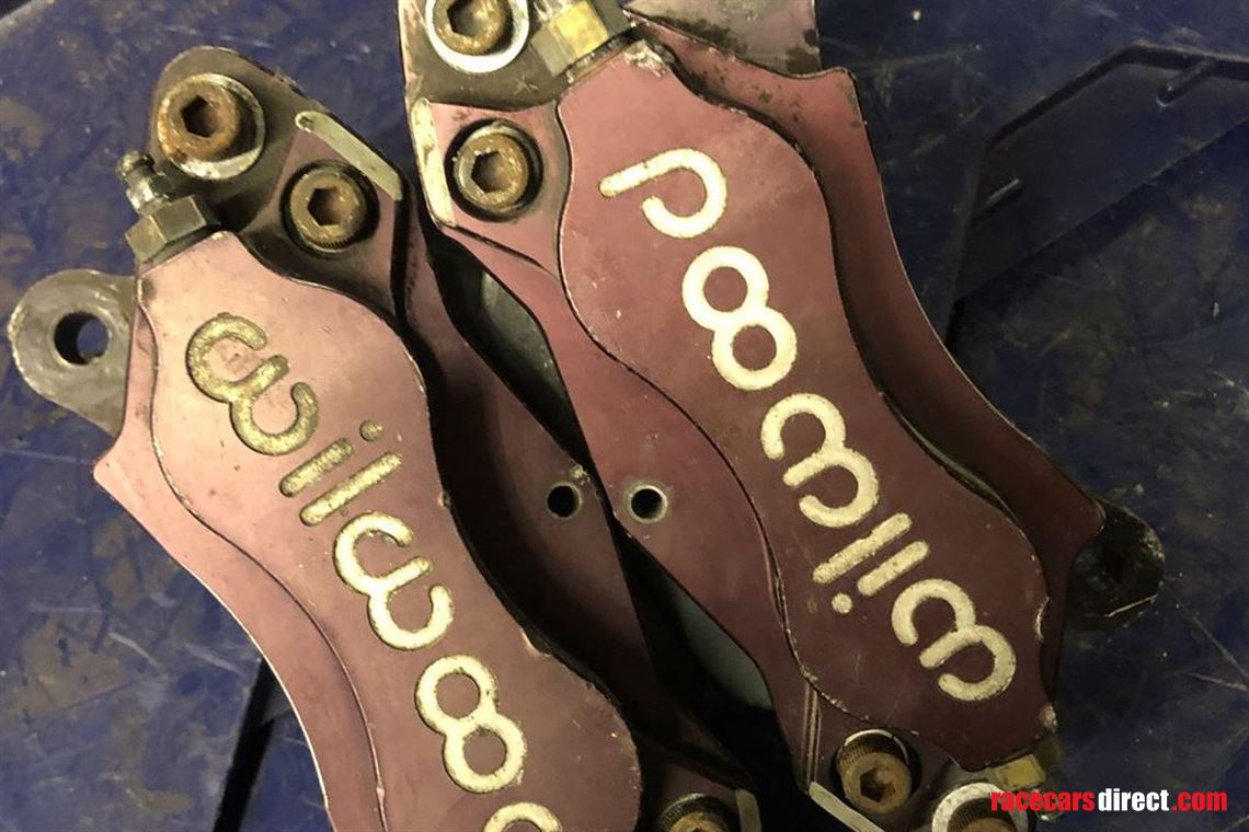 Pair WILWOOD alloy 4 pot calipers