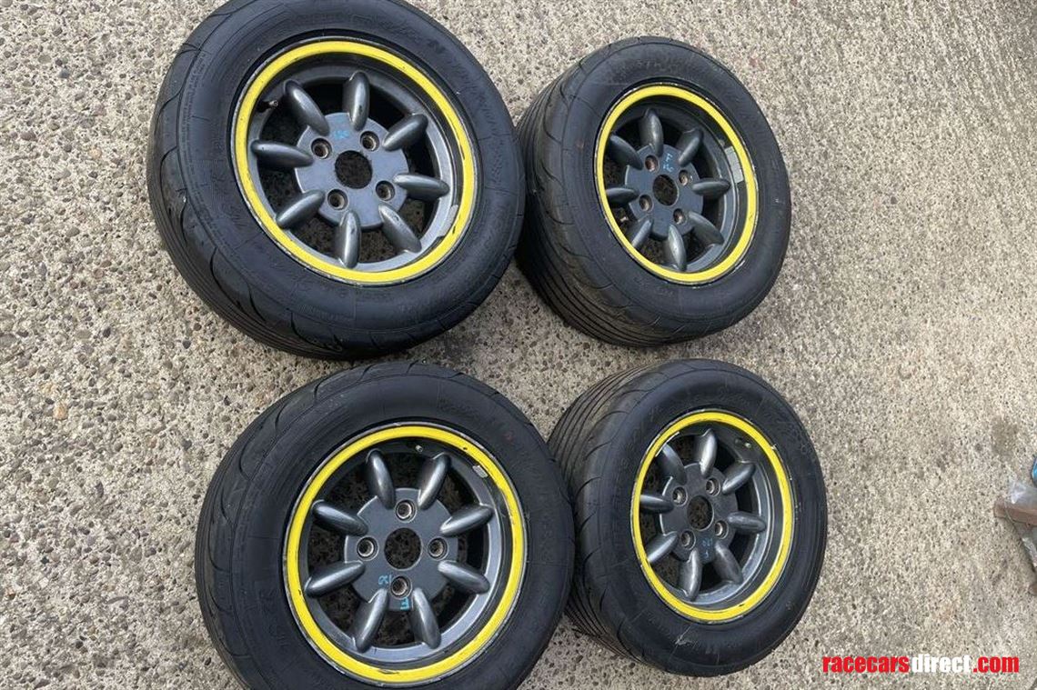 Racecarsdirect.com - 13” Caterham 7, Wheels with new tyres