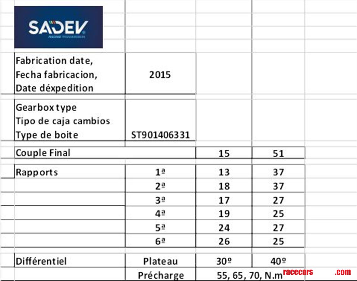 gearbox---sadev-st90-f9012334---new