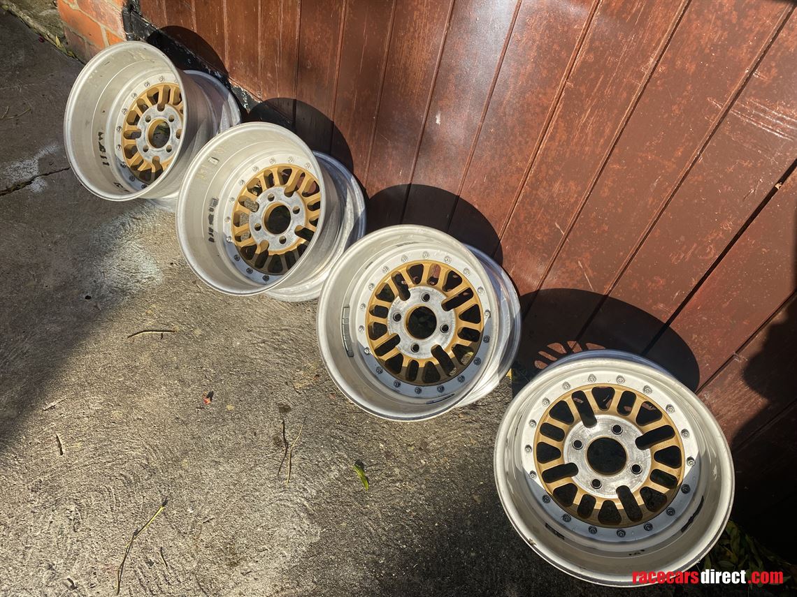 Racecarsdirect.com - Image billet 3. 7 x13 Split Rims. Wheels .Set of 4
