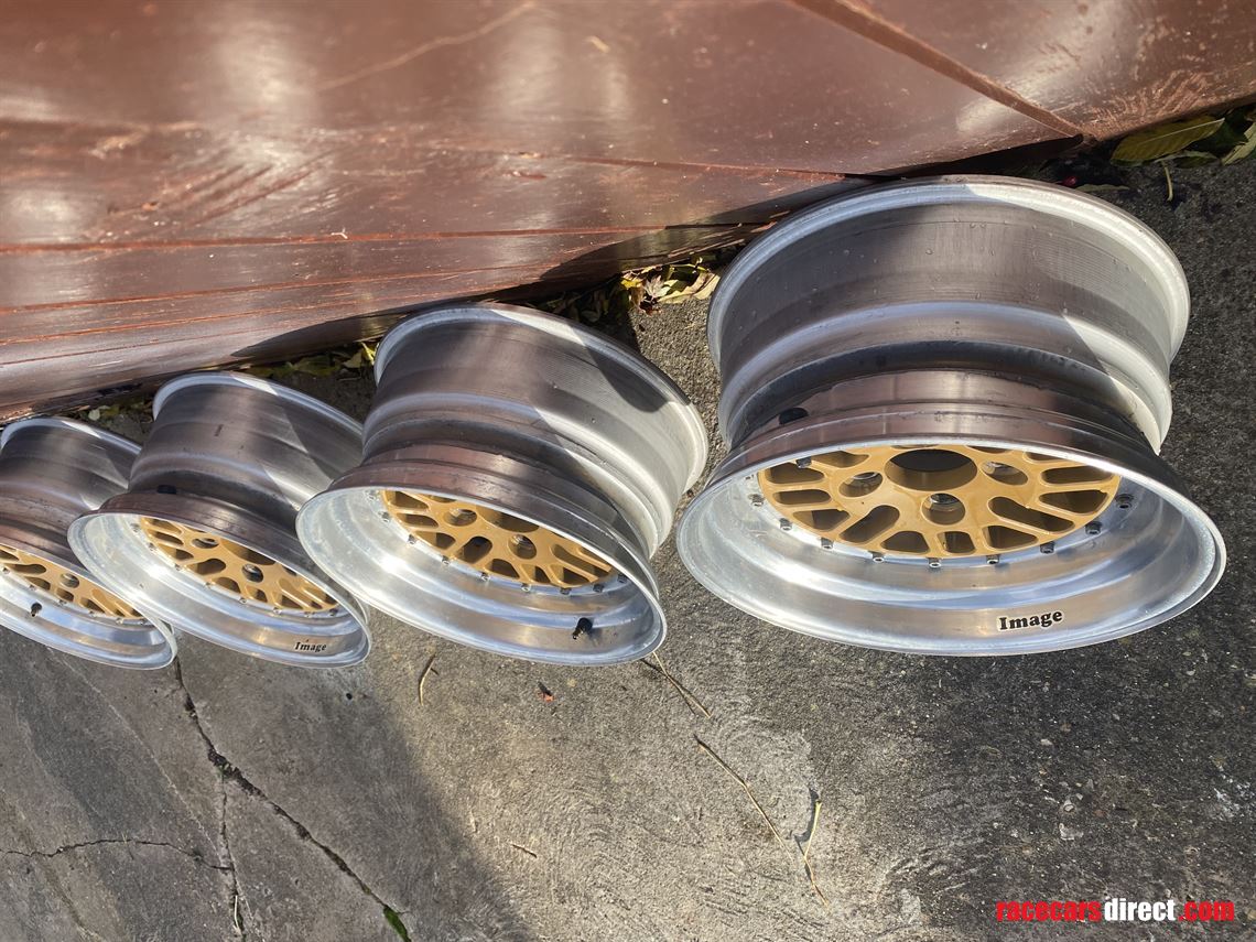 Racecarsdirect.com - Image billet 3. 7 x13 Split Rims. Wheels .Set of 4