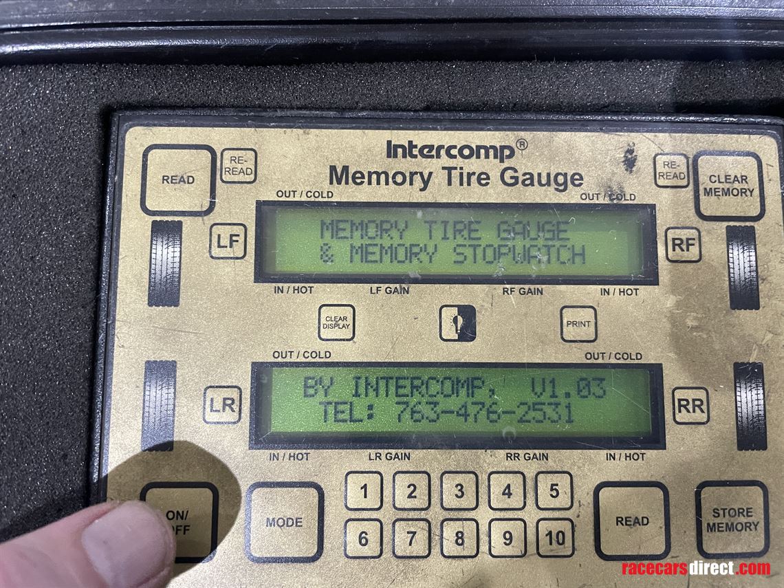 Racecarsdirect.com - Intercomp Memory Tyre Gauge