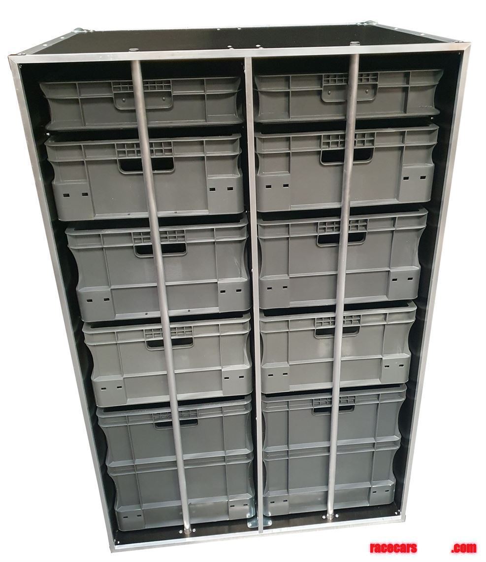 Racecarsdirect.com - Van Storage Case With 10 Removable Storage Boxes