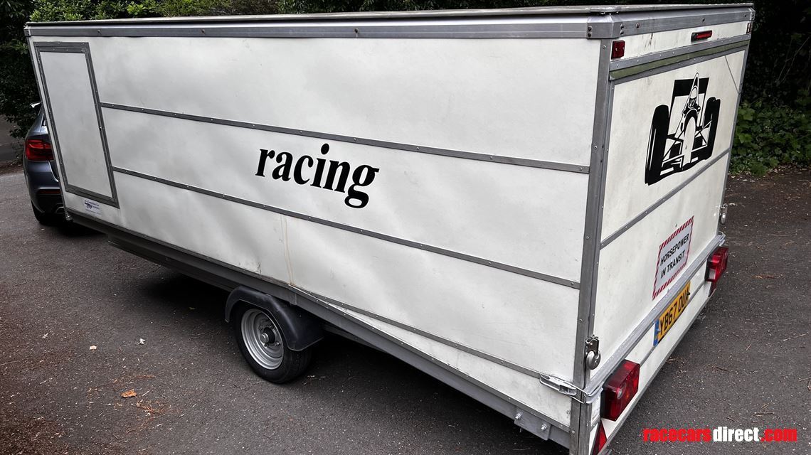 Racecarsdirect.com - Lightweight Enclosed Race Trailer, Single Axle