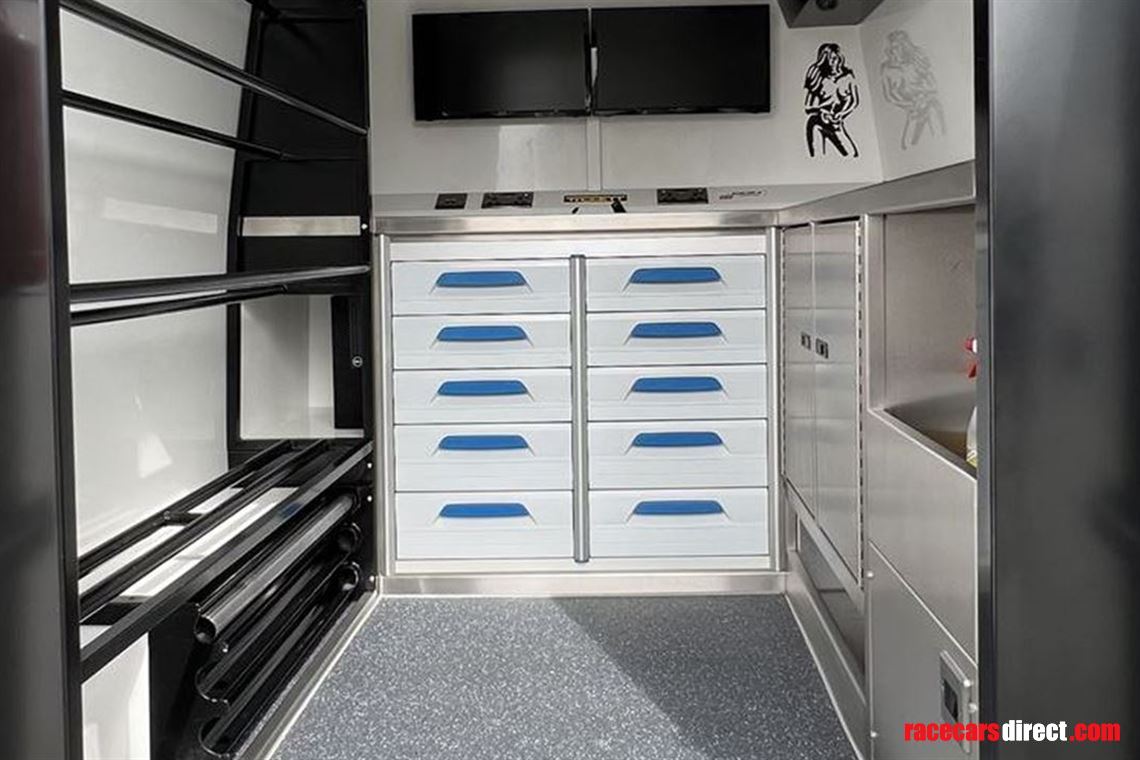 Racecarsdirect.com - Karting Race van Transporter Workshop NO VAT