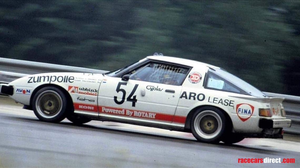 Racecarsdirect.com - Oldschool original Mazda RX7 SA Group A rotary racer