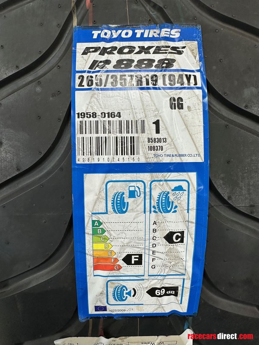 Racecarsdirect.com - Set of Toyo Proxy R888 tyres