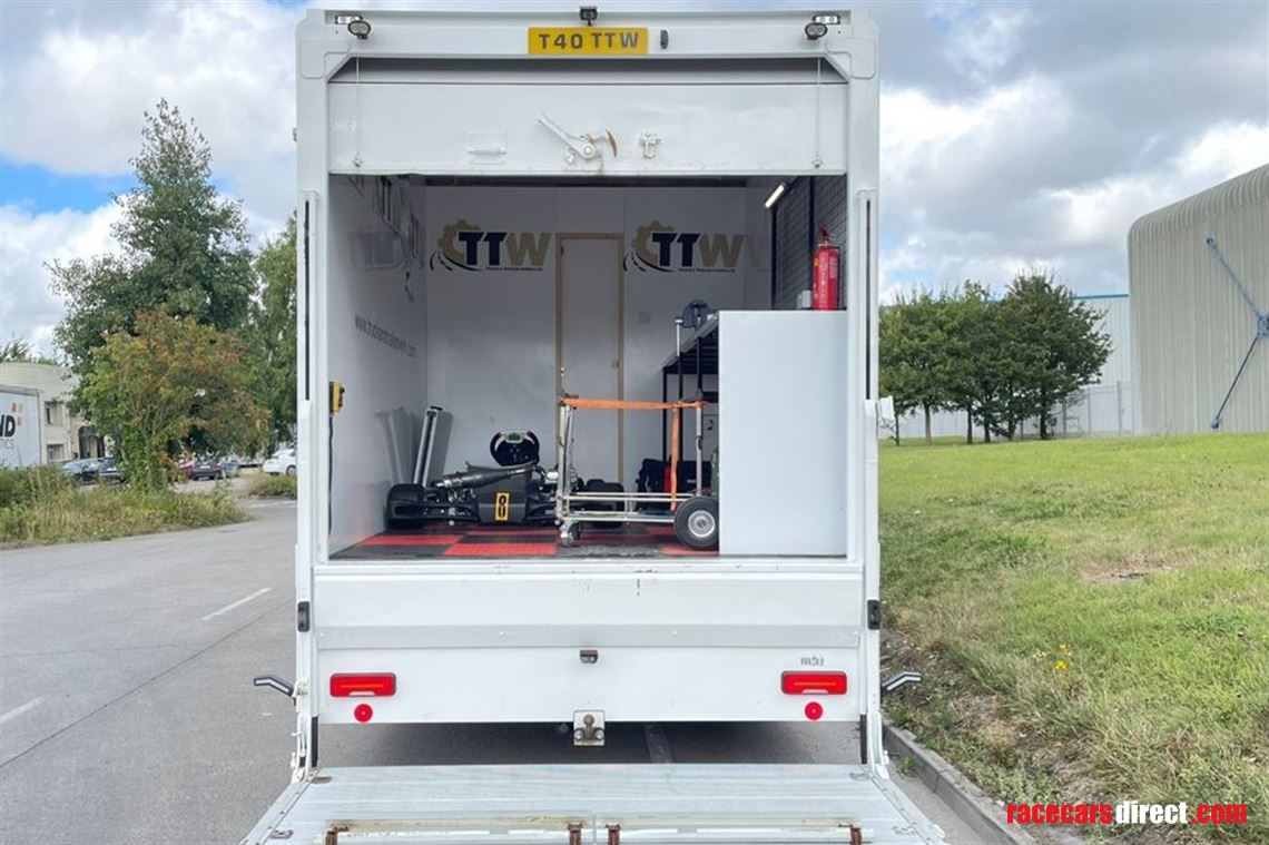 rear garage with tail lift