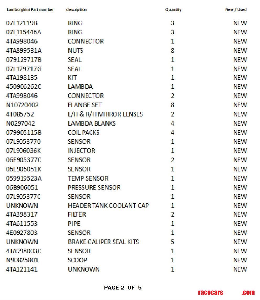 lamborghini-super-trofeo-parts-package-sold