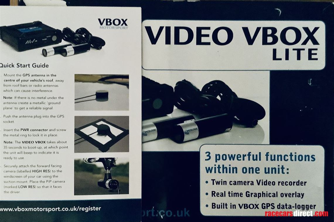 Racecarsdirect.com - Video Vbox Lite and VBox LapTimer
