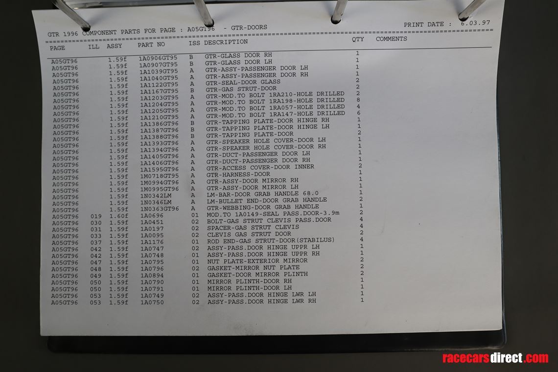 mclaren-f1-gtr-parts-list