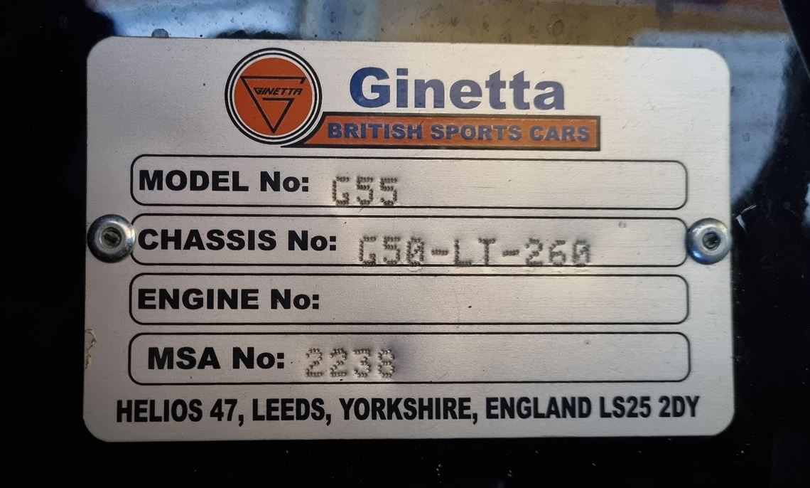 Ginetta G55 GT4 Supercup Spec