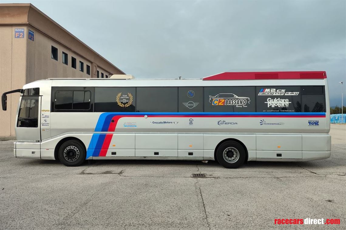 Volvo bus 2 race cars transport + motorhome