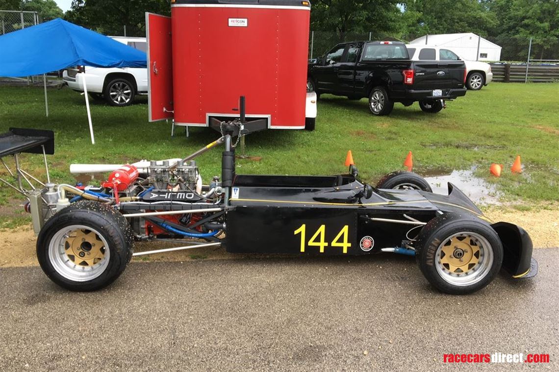 1976 British F4 Championship wining Delta IRF4 at Black Hawk Farms. First and only race since 1979