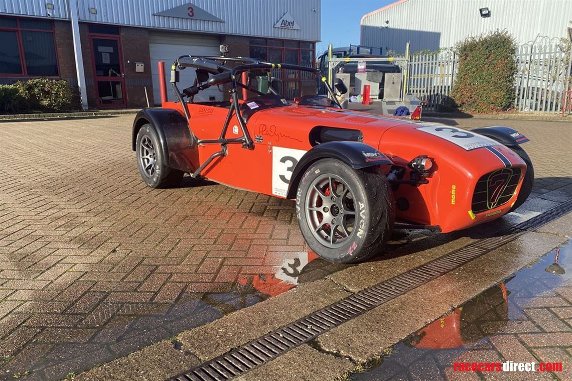 Caterham R400 with Brian james MinnoMax trailer 3 sets of spair wheels and tyres .Perfect track car 