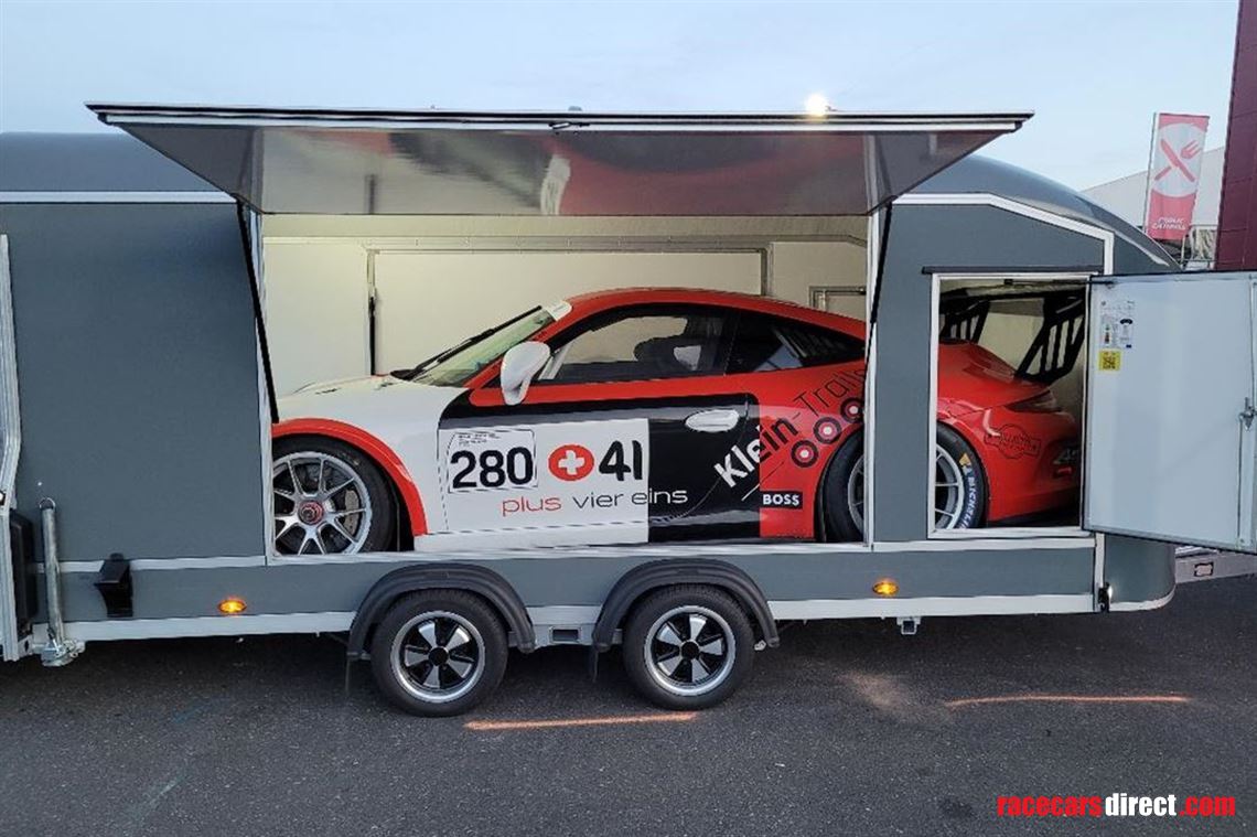 Enclosed trailer "porsche renndienst"