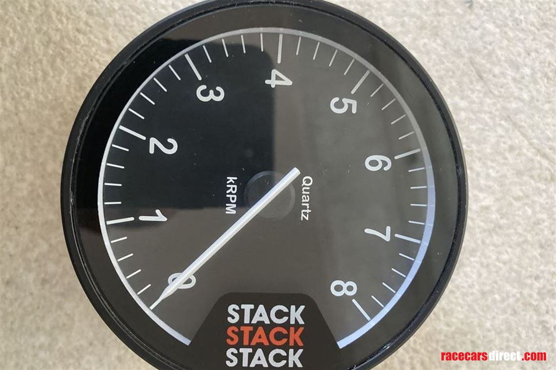 Racecarsdirect.com - Stack Tacho ST200 0-8k Rev Counter 80mm New