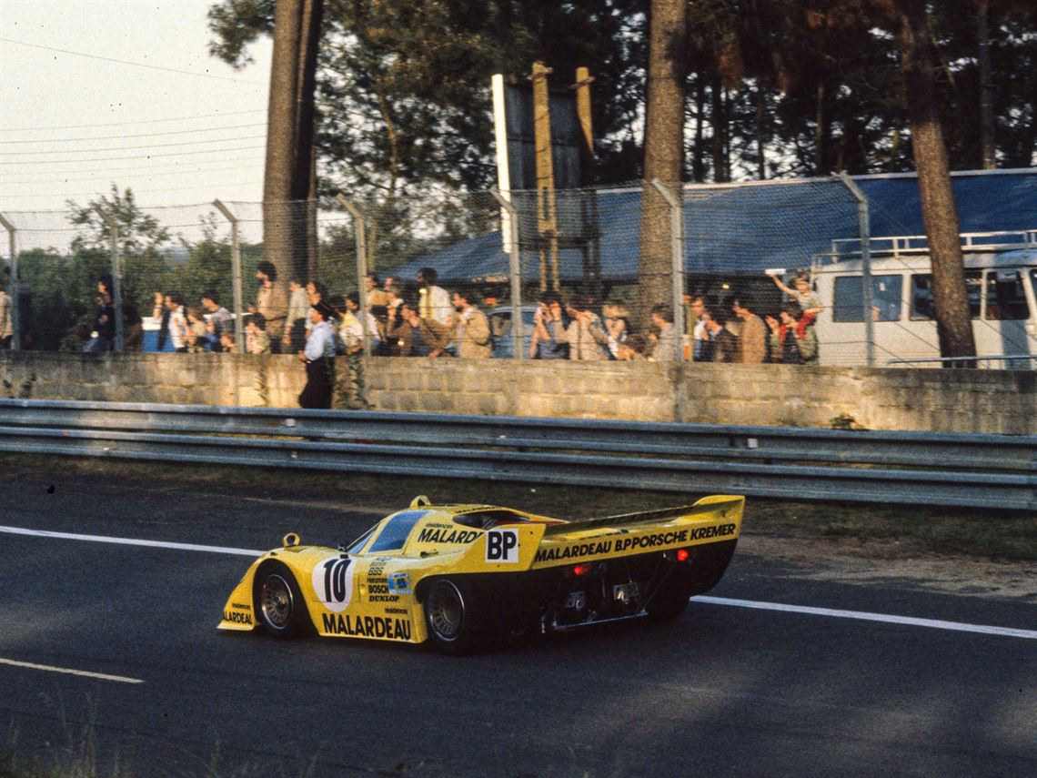 Porsche 917 K-81 n.10 did not finish 24 Hours of Le Mans 1981 Porsche 917 K-81 n.10 did not finish 24 Hours of Le Mans 1981