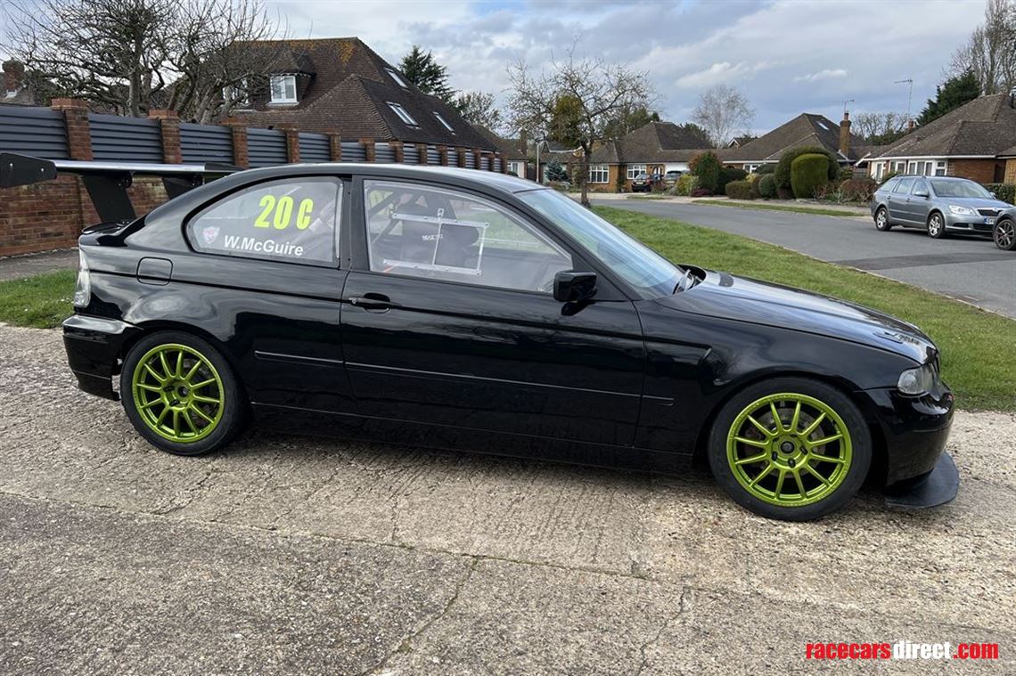 Racecarsdirect.com - BMW E46 325 COMPACT RACE CAR & BRIAN JAMES TRAILER