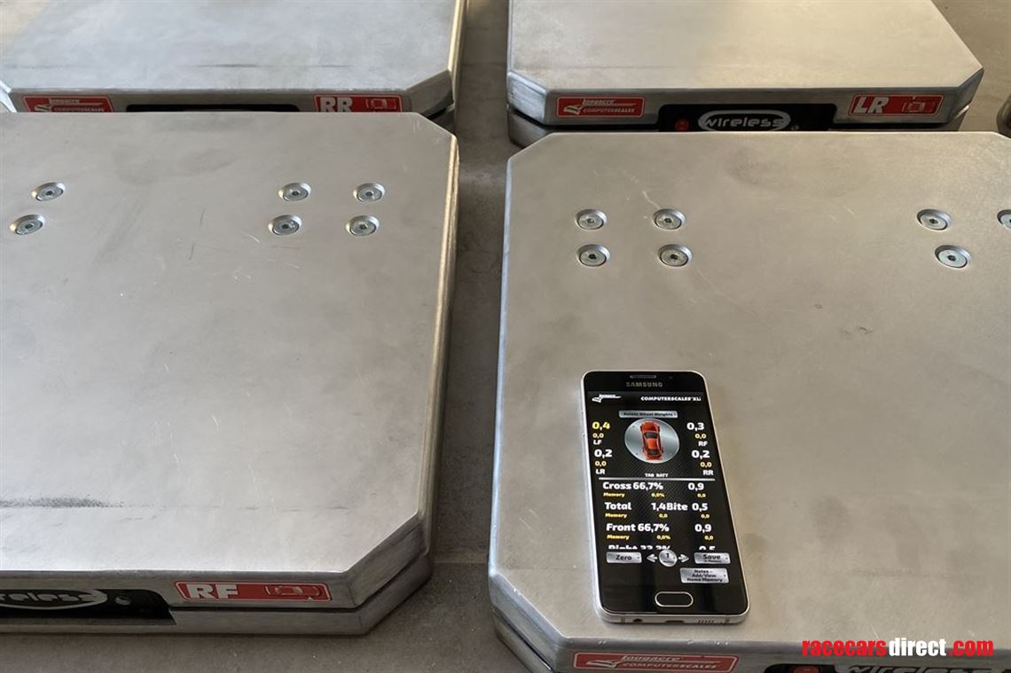 Racecarsdirect.com - Longacre Wireless corner weight scales + Pads