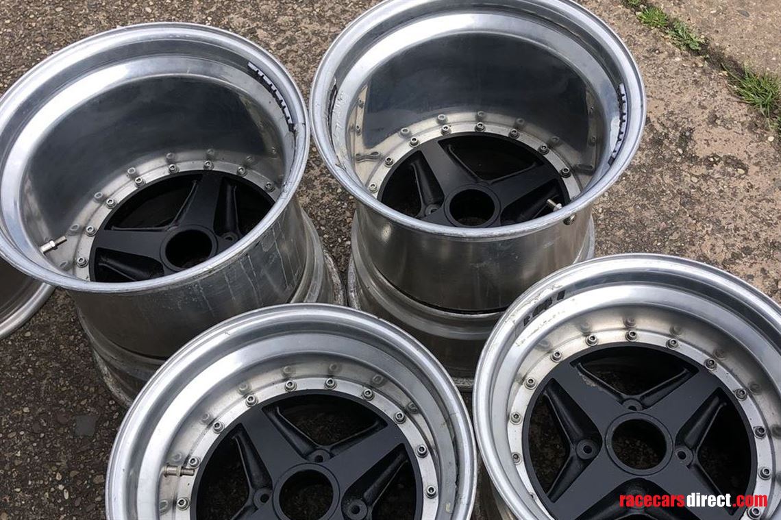 Racecarsdirect.com - Set of MB Split Rims 10x13(F)&14x13(R) -Brabham-4. ...