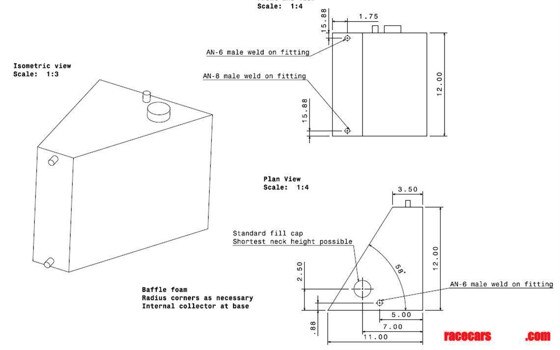 Racecarsdirect.com - Concept Racing Fuel Tank