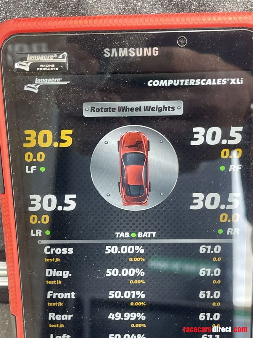 Racecarsdirect.com - LONGACRE XLI WIRELESS COMPUTER SCALES W/TABLET