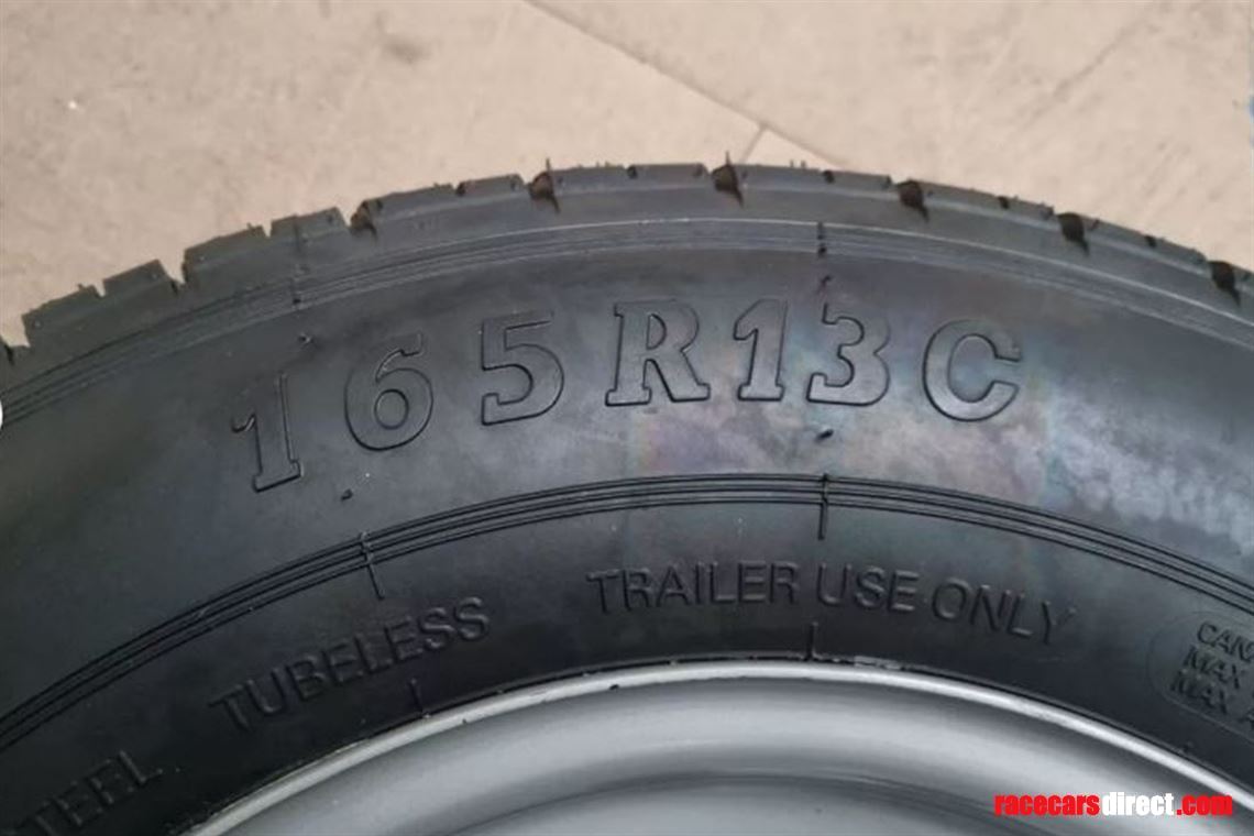 Racecarsdirect.com - 165 R13 8 PLY 4 STUD 100mm PCD 57MM CENTRE BORE ...