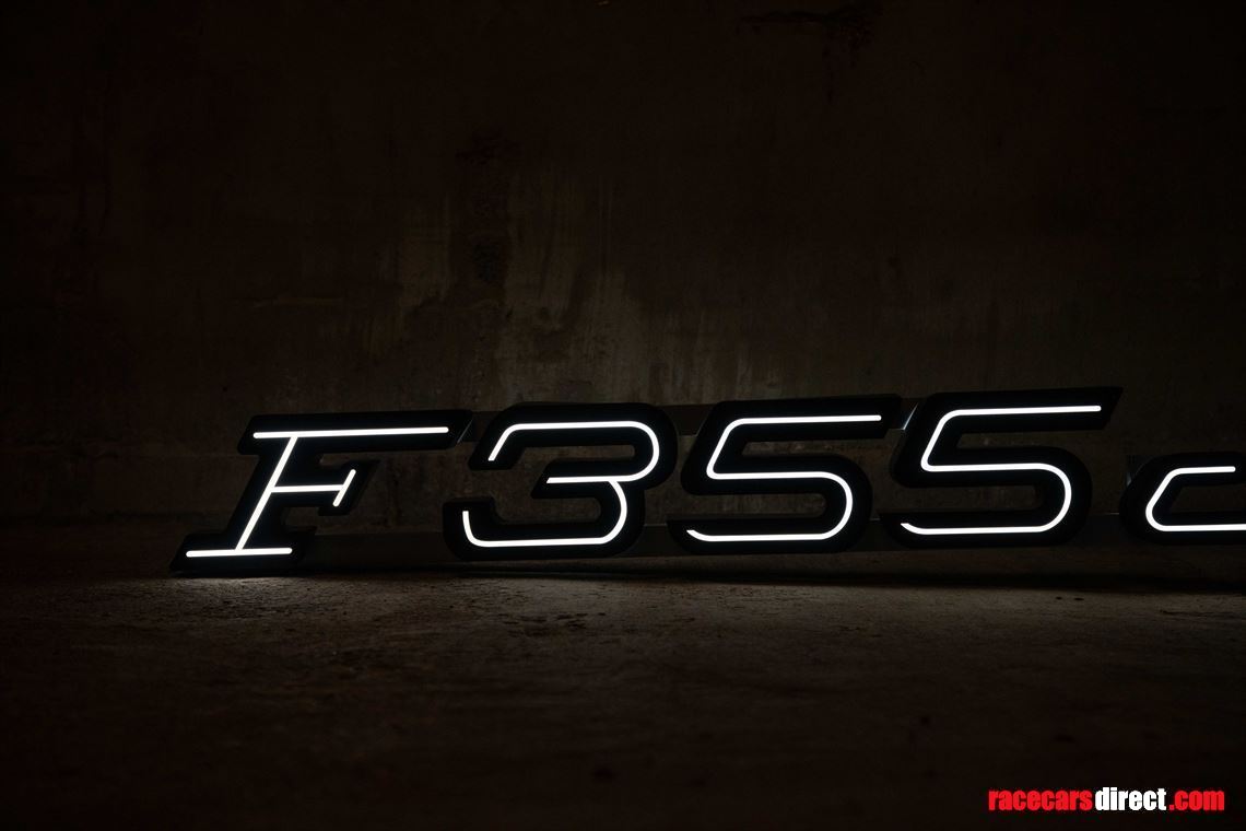 Racecarsdirect.com - Illuminated F355 Challenge Sign