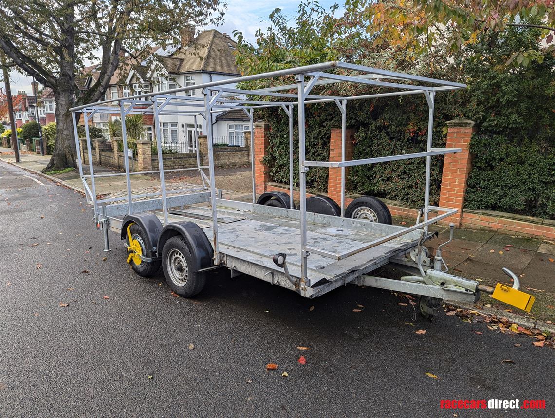 twin-axle-covered-car-transporter-car-trailer