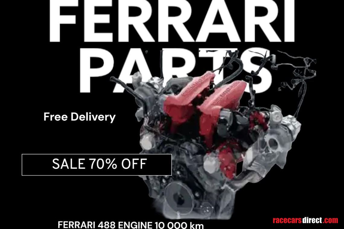 ferrari-488-complete-engine