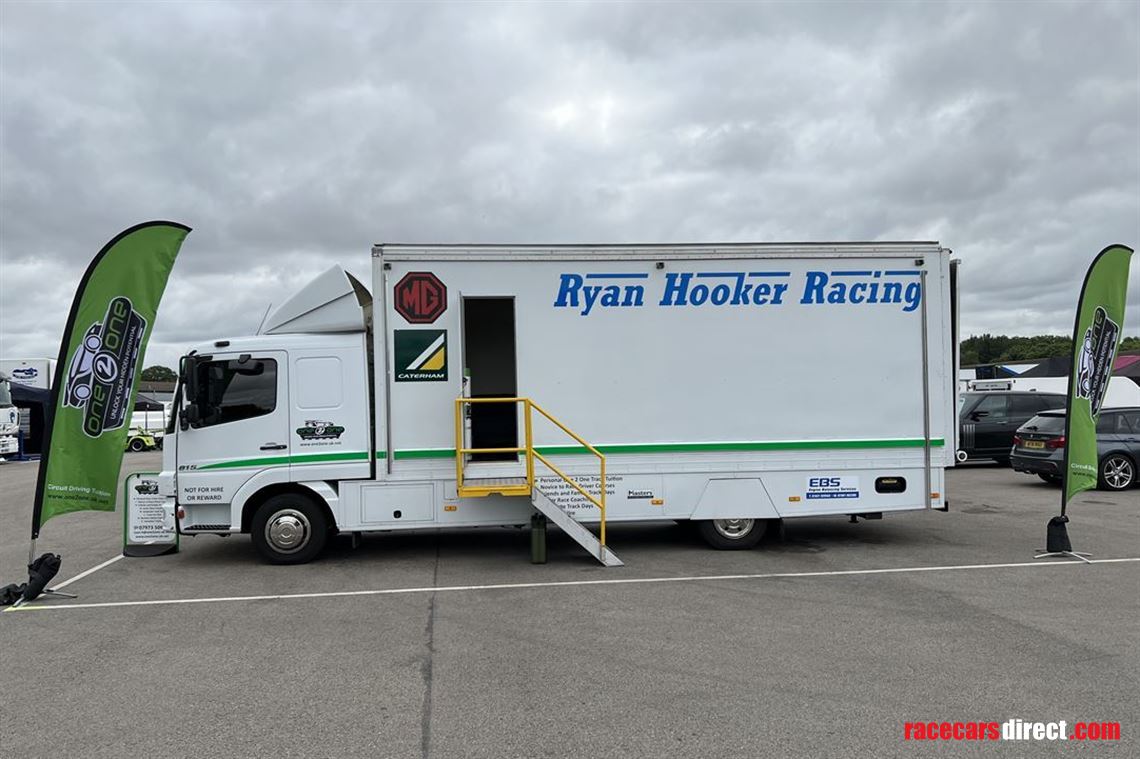 mercedes-race-car-transporter