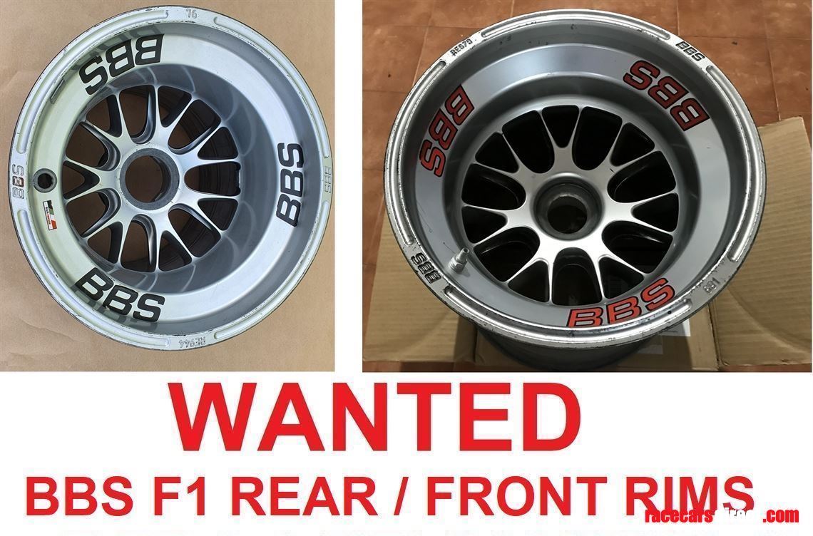 Racecarsdirect.com - WANTED - Formula 1 F1 BBS Wheel Rims 7Y + Bridg Tires
