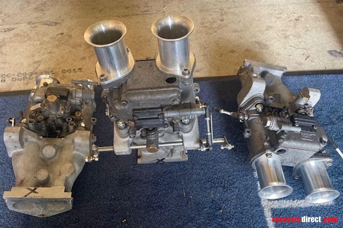 £1,250. Triple DHLA 40 Carburetors, 32 mm Chokes were fitted to an MGC I understand.      Austin 32mm Manifold. Bought as spares, £1,250 